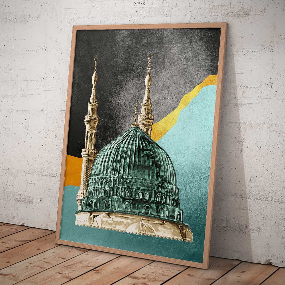 Madinah mosque wall art
