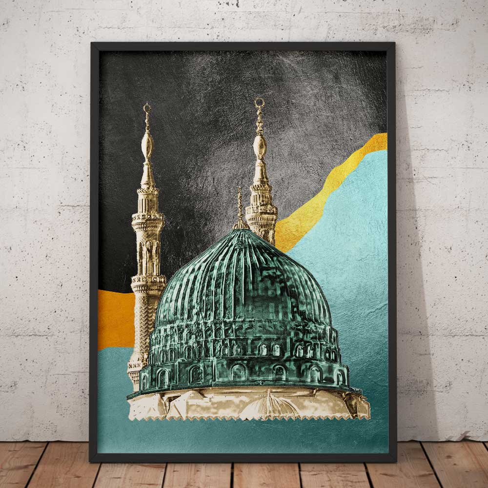 Madinah mosque wall art
