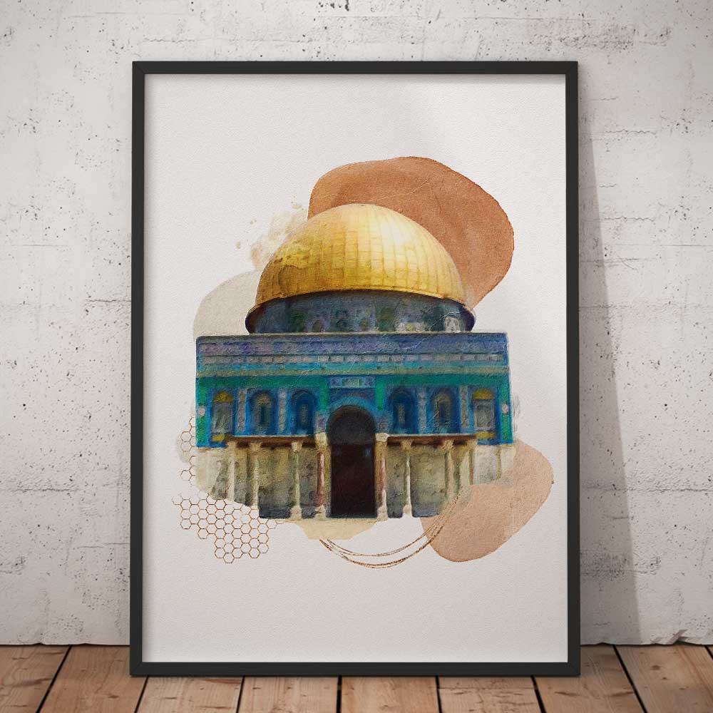 Masjid al aqsa wall art