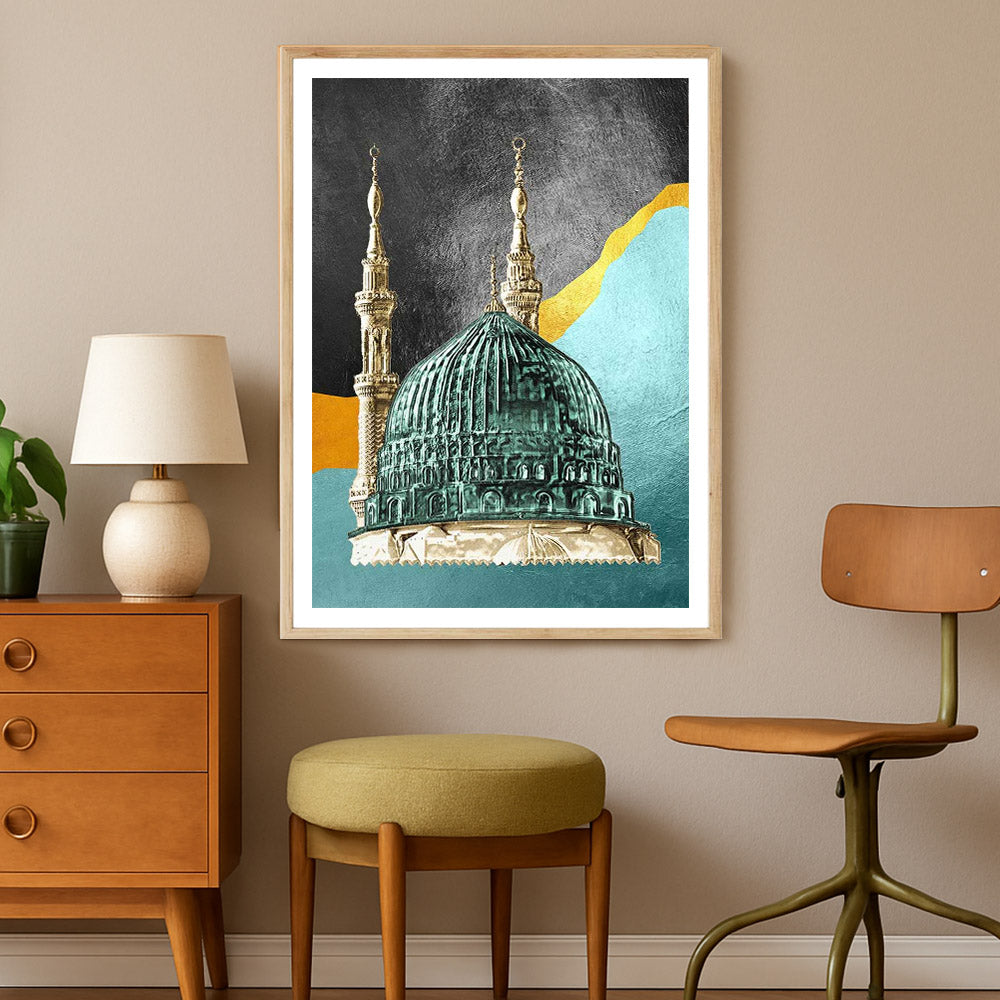 Madinah mosque wall art