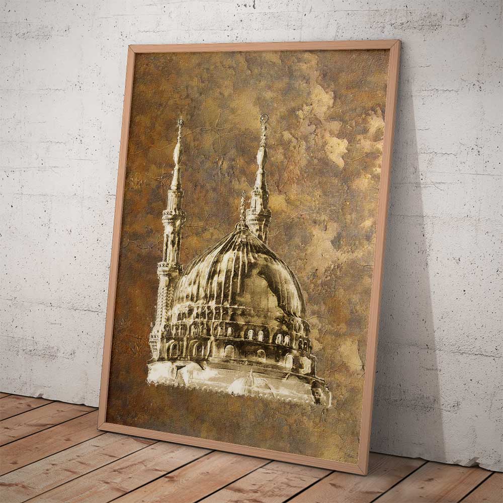 Madina masjid wall art