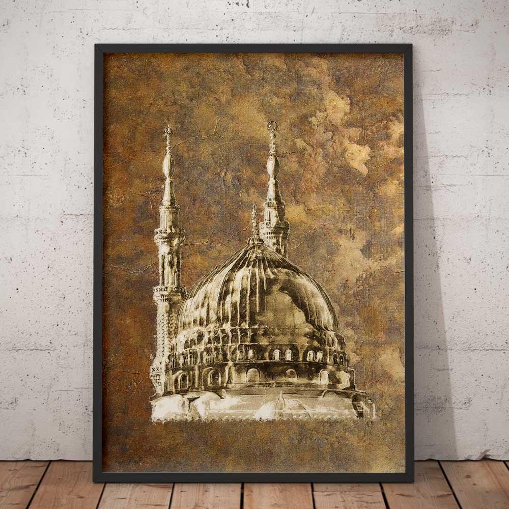 Madina masjid wall art