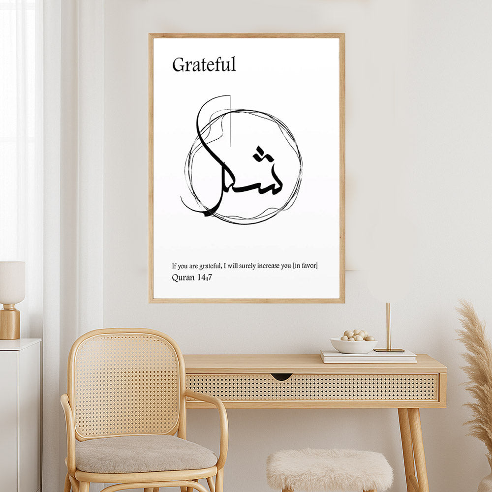 Shukr Calligraphy Art