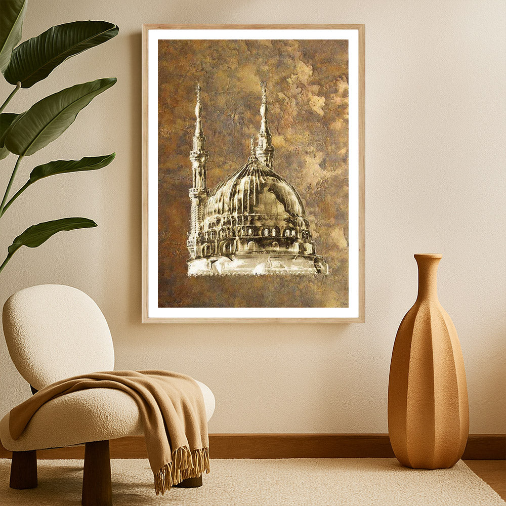 Madina masjid wall art